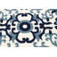 Grand tapis oriental moderne ivoire à motif floral ivoire 12 x 15