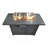 11'' H X 42'' L Steel Propane Outdoor Fire Pit Table With Lid