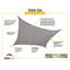 Toile d'ombrage carrée 16 pieds-121849953-70531572