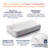 Delvale Contour Plush Memory Foam Standard Cooling Bed Pillow