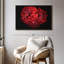 Impression sur toile Blooming Red Dahlia-1855557721