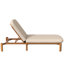 Brun 
 Brun 
 Brun 
Chaise longue d'extérieur ajustable brune à 3 positions avec coussin inclinable brun