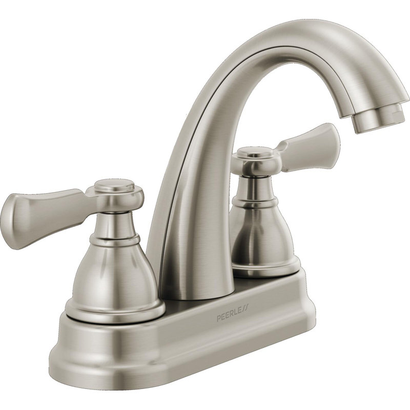 Elmhurst 2-handle Bathroom Faucet with Drain Assembly, Brushed Nickel