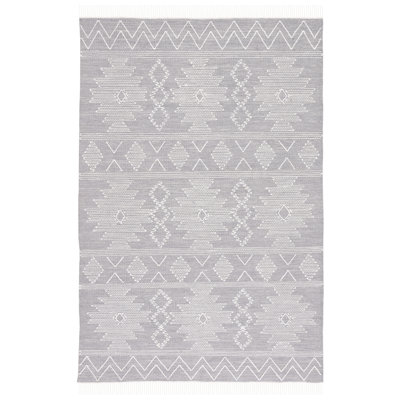 Tapis à motif géométrique Kilim