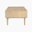 Everally Solid Wood Four Leg Coffee Table with Storage - Mid-Century Inspired
