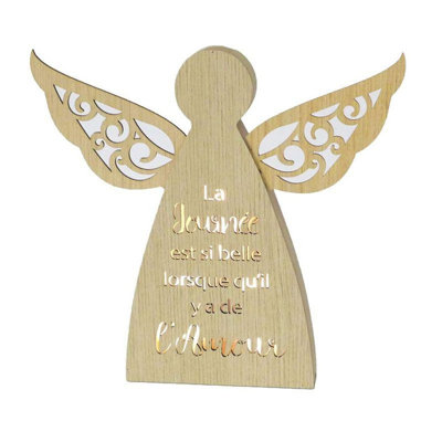 Lampe de chevet en bois plaqué Jullius