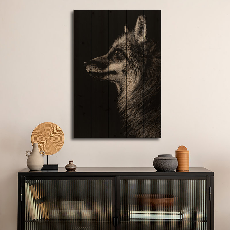 «Wood Glimpse V» par Julie T. Chapman, H 26 po x l 18 po