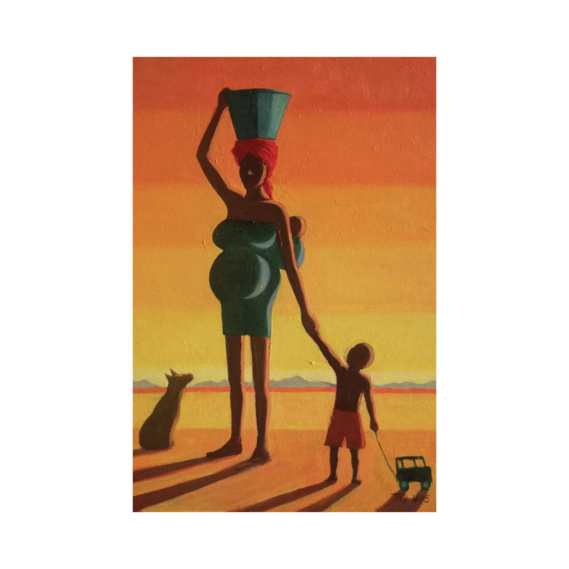 Matriarch 1 Piece Wrapped Canvas Painting, 66.04 cm H x 45.72 cm W x 1.91 cm D