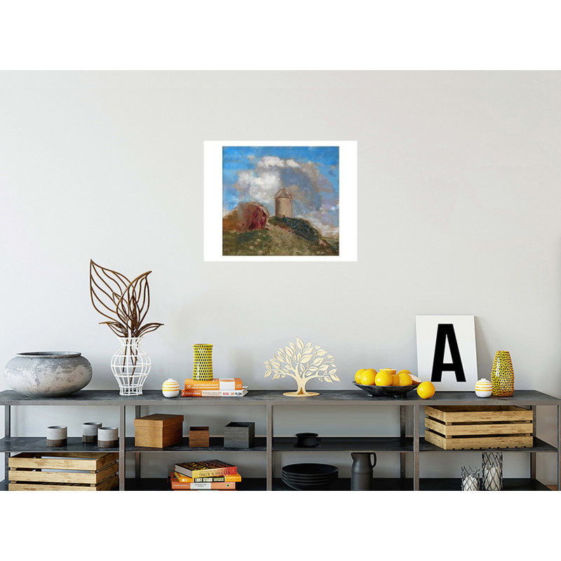 Le Moulin a Vent by Odilon Redon - Giclee Print, 22" H x 28" W