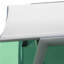 Chaise longue d'extérieur réglable en alliage d'aluminium