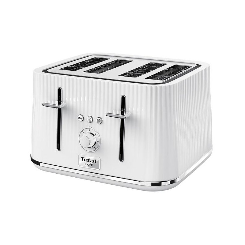 4 Slice Loft Toaster, White