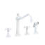 Jacobean Double Handle Kitchen Faucet with Side Spray-291477253-291000379