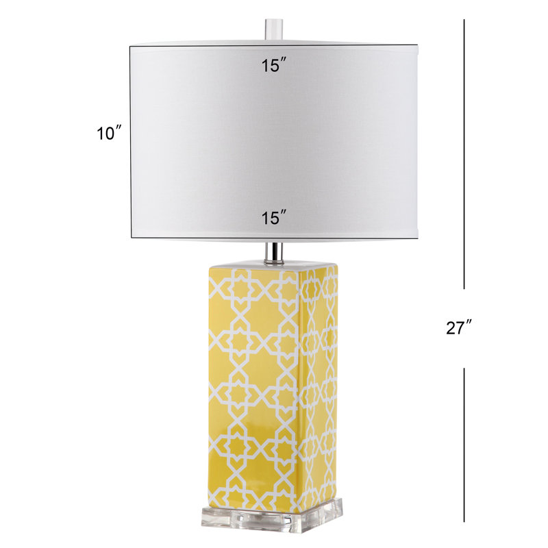 Casale Ceramic Table Lamp, Yellow