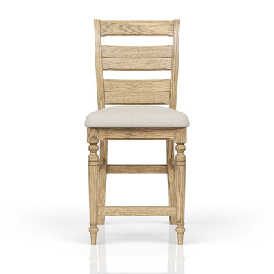 Tabouret de comptoir échelle Ladder - finition caramel