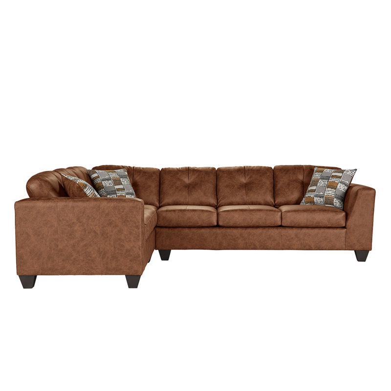 22600 Sectional, Toboggan Ocher, Mylo Timber Polyester Blend