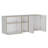 Nucla Wall Cabinet, Kitchen, White/Light Oak
