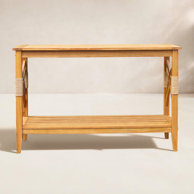Davida 47" Teak Patio Table