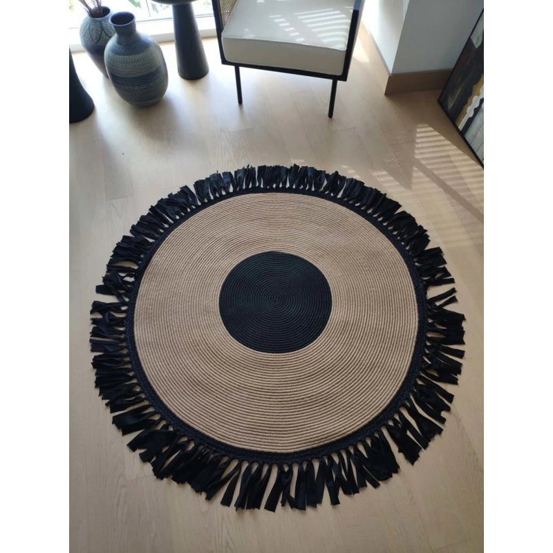 Tapis rond rond Olalla, Rond 3 pi 11 po