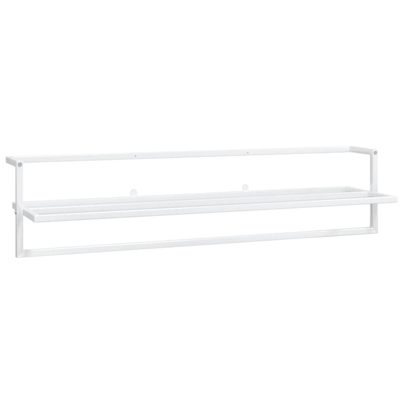 Porte-serviettes VidaXL noir 37,4 po x 9,8 po x 8,7 po, Blanc