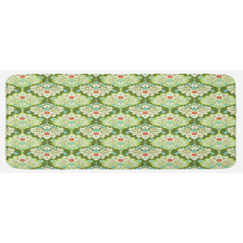Tapis de cuisine shabby flore