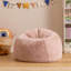 Bean Bag Bazaar Kids Kingston Faux Fur Classic Bean Bag and Reading Pillow Set-118758445