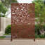 Pacifa 6 ft. H x 4 ft. W Freestanding Privacy Screen with Wider Feet-99170905