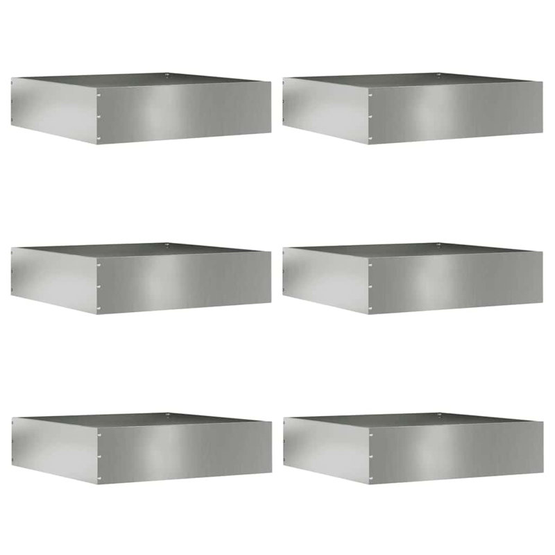 13 cm H Galvanised Steel, 13cm H x 50cm W