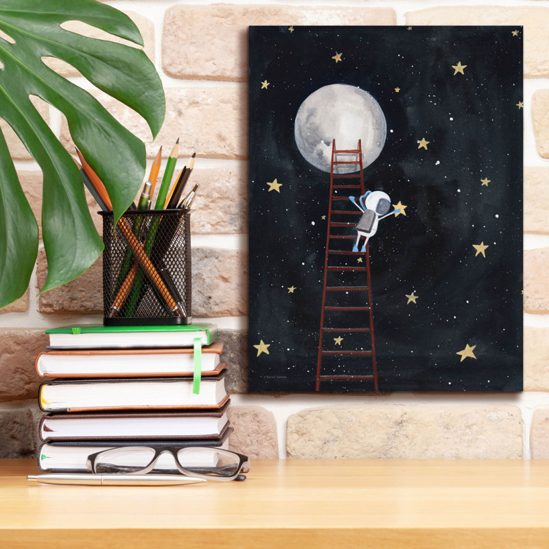  «Grab A Star» par Rachel Nieman, art mural sur toile, 12 po x 16 po, H 16 po x l 12 po