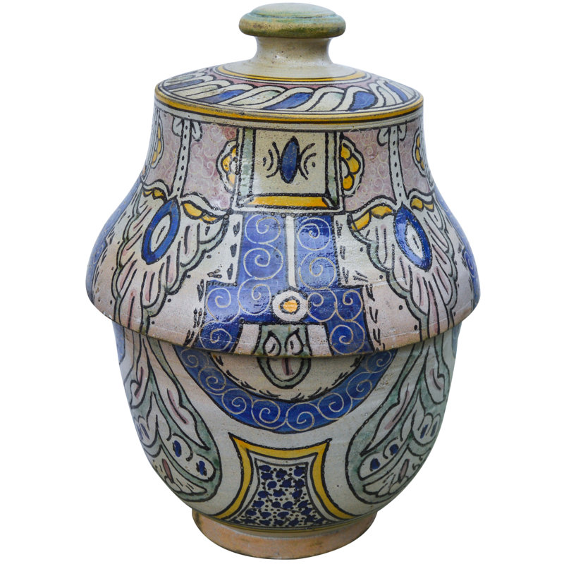 Afro-Moresque Handmade Ceramic Decorative Bowl