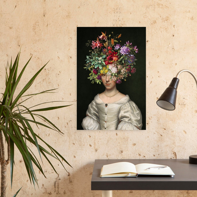 Enchanted Floral Portrait Classic Elegant, H 24 po x l 16 po