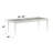 Maverick Platinum Finish Dining Table