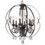 Lustre sphérique à 6 ampoules de type candélabre Watchman-518382438