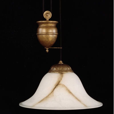 Digiacomo 1 - Light Rust Antique Bronze Bell Pendant