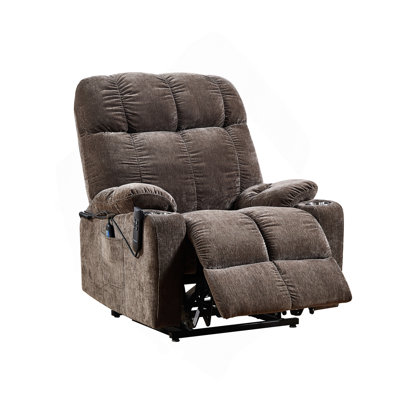 Liyasi Dual OKIN Motor Power Lift Recliner Chair  For Elderly Infinite Position Lay Flat 180° Recliner With Heat Massage