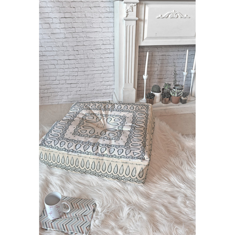  Housse et insert de coussin de sol Fancy, 26 po x 26 po