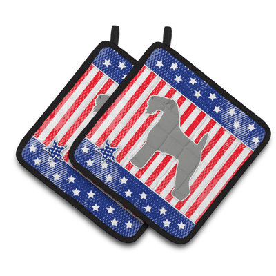 Trinx Patriotic Polyester Potholder