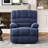 Heald 40.94"W Upholstered Swivel Rocker Recliner-1191926215