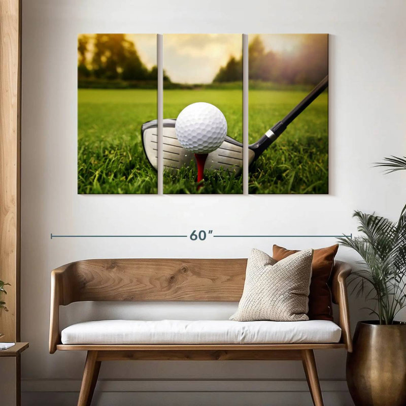 Senne Country Club Golf Course, 32" H x 50" W