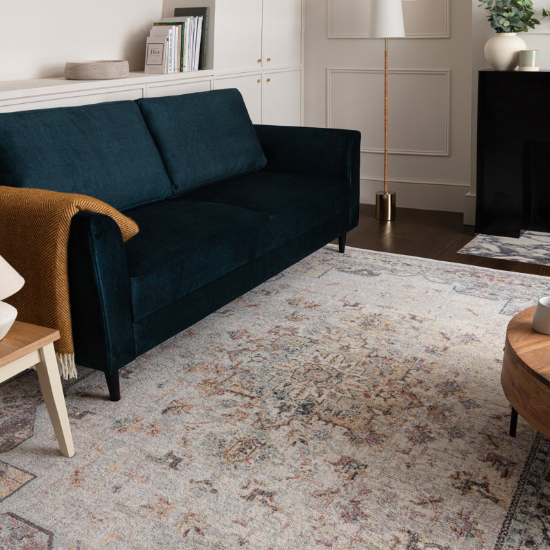 Parris Vintage Persian Inspired Medallion Area Rug - Modern Vintage Geometric & Floral Style, Rectangle 200 x 300 cm