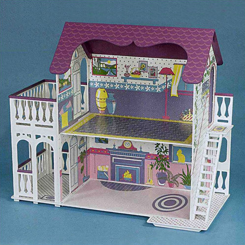 Fashion Dollhouse with 23-Piece Furniture Set