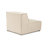 Stylish 1-Seat Sofa, Cream Linen Fabric, 39.4 x 39.4 x 27.6 inches | 100% Hornbeam Frame, 28 DNS Soft Foam & Feather Cushion | Perfect for Living Room & Small Spaces, Durable Plastic Legs, Elegant Design