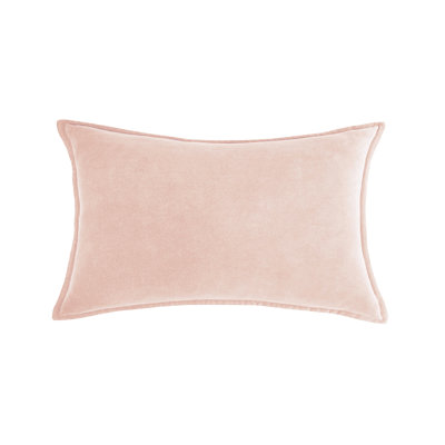 Ensemble de 2 housses de coussin décoratives carrées roses 18 po x 18 po 