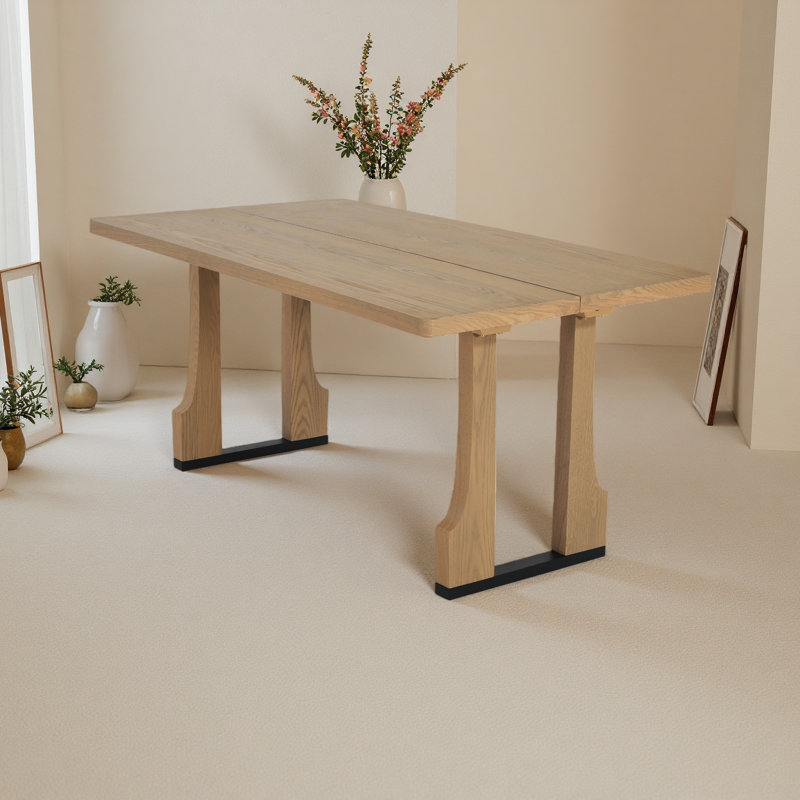 Table de salle à manger 63 ", Frêne clair