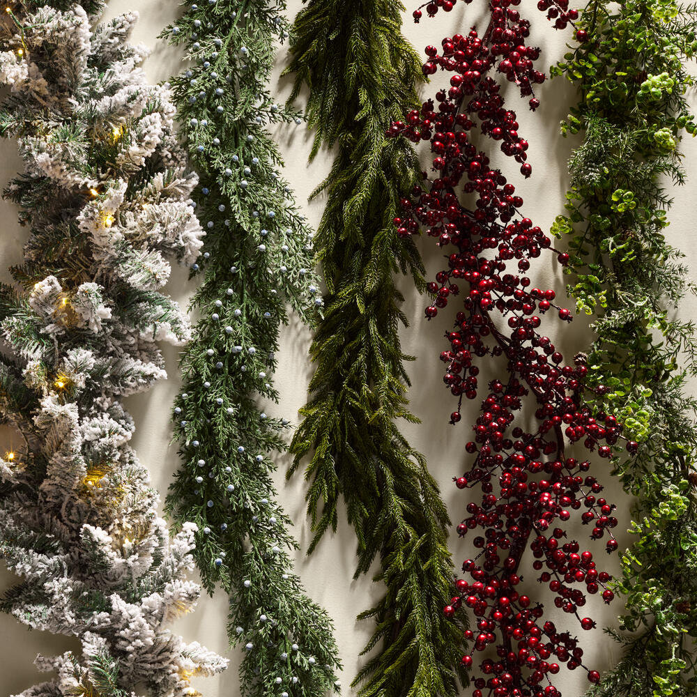60'' in. Faux Pine Garland, Green