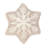 Snowflake Shaped Tufted Throw Pillow