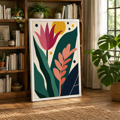 Duet Botanical - Wrapped Canvas