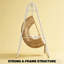 Support de chaise Garden Egg, support de chaise hamac, support de chaise en acier massif (support de chaise seulement)