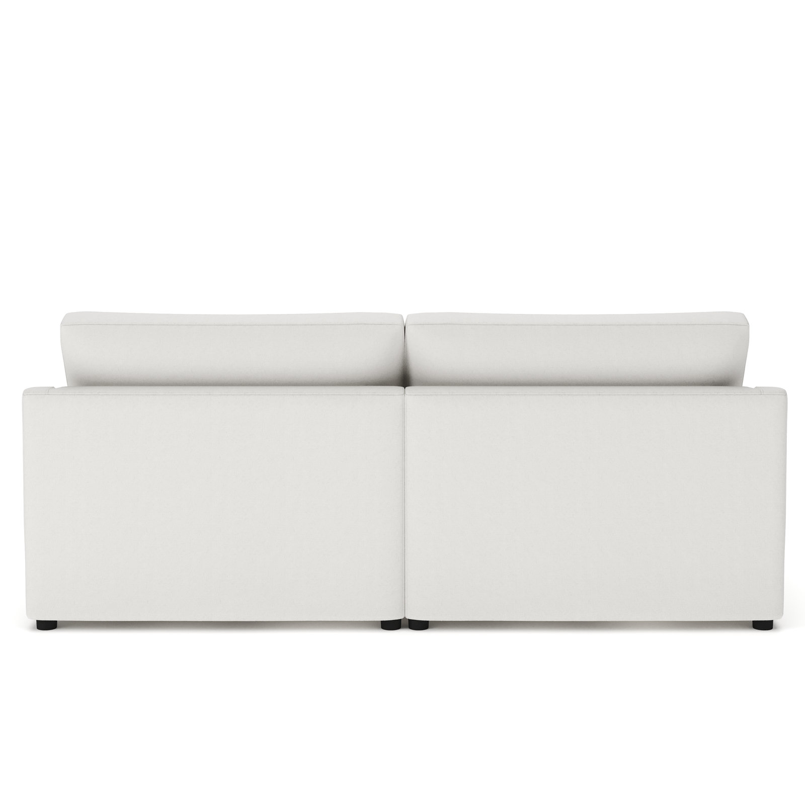Essex 3-Piece Upholstered Modular Sectional, Macarena Beige Basketweave Fabric
