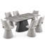 6 -Person Stone Dining Set