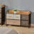 5-Drawer Dresser, Fabric Chest Of Drawers, 2-Tier Storage Organizer For Bedroom Entryway, Tower Unit With Steel Frame Wooden Top